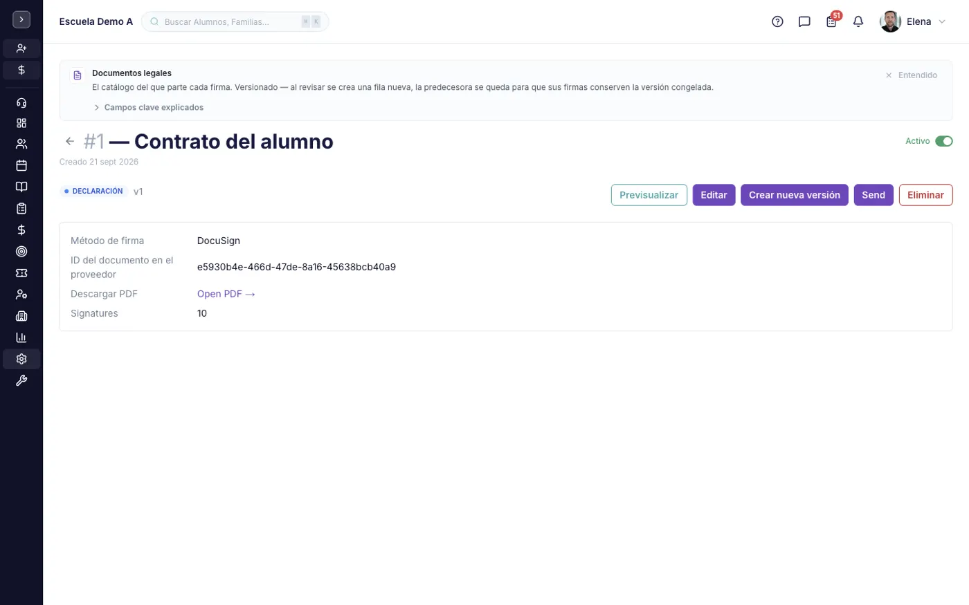 Un registro abierto