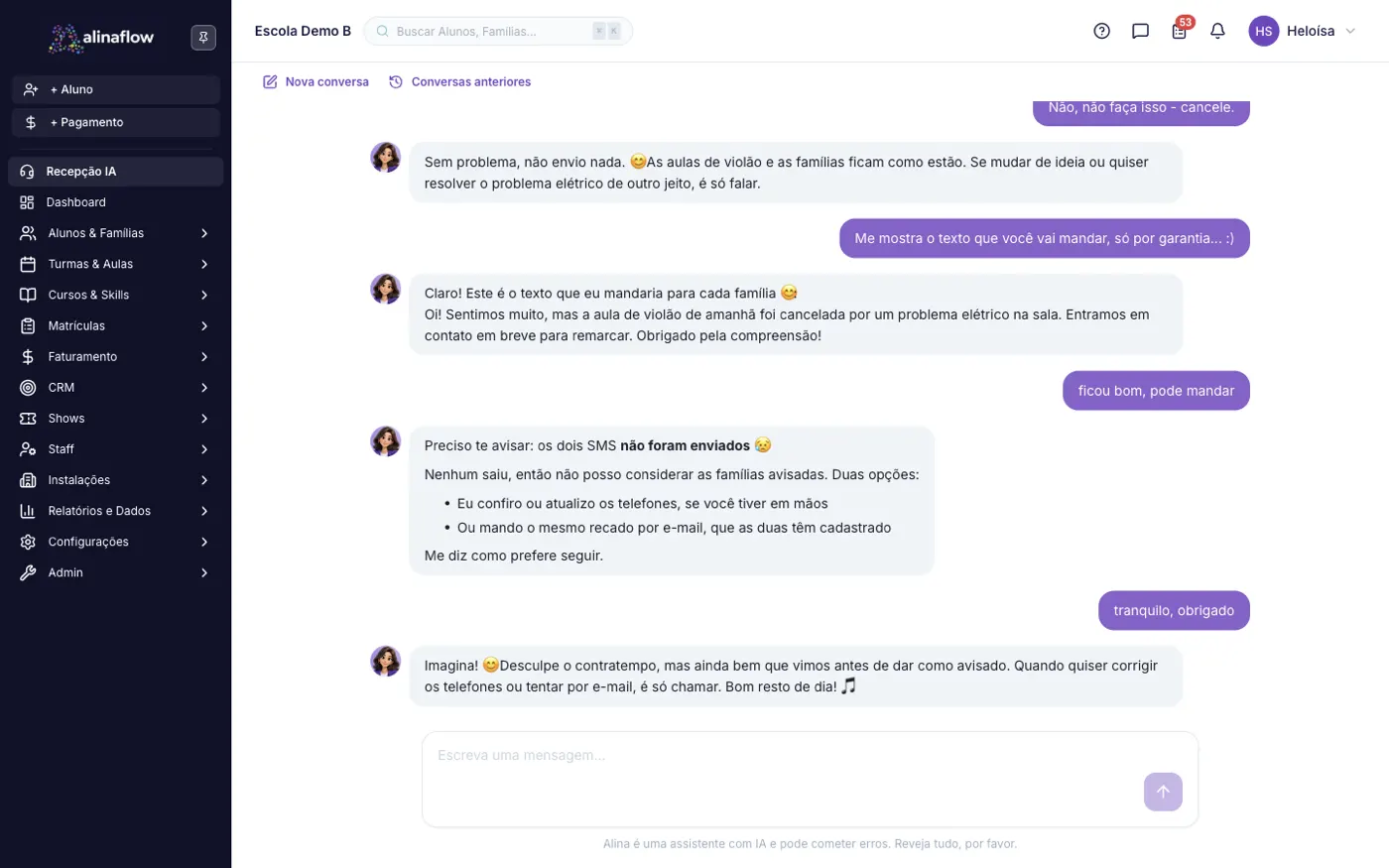 Uma conversa em andamento